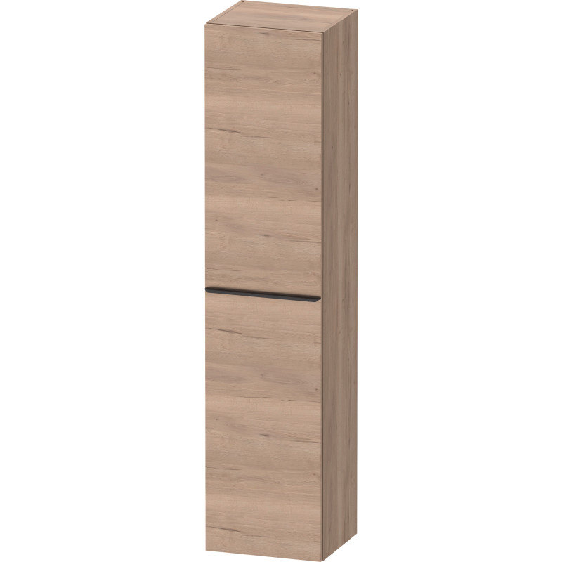 Duravit D-Neo højskab, 40x176 cm, højre, marmoreret eg/sort