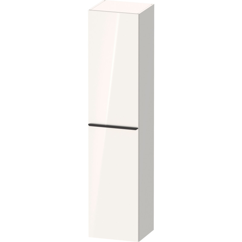 Duravit D-Neo højskab, 40x176 cm, højre, højglans hvid/sort