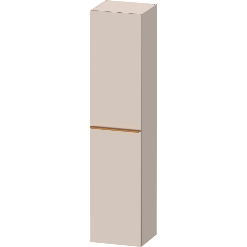 Duravit D-Neo højskab, 40x176 cm, højre, mat beige/bronze