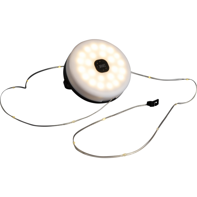 Konstsmide 3-i-1 uppladdningsbar lampa, 200 ljus