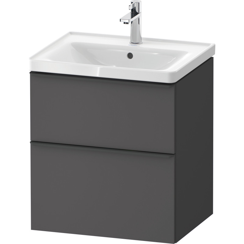 Duravit D-Neo møbelpakke, 60x48 cm, mat grafitgrå