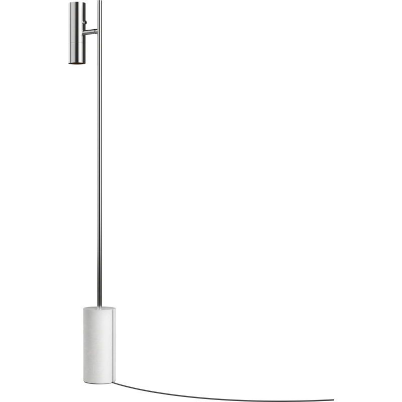 Sackit Expo gulvlampe, krom