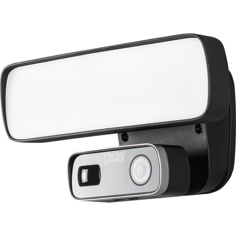 Konstsmide Smartlight v&auml;gglampa utomhus med kamera, 18 W