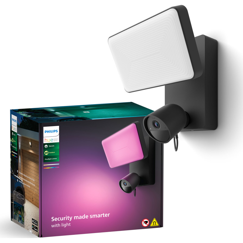 Philips Hue Secure projektør med overvågningskamera