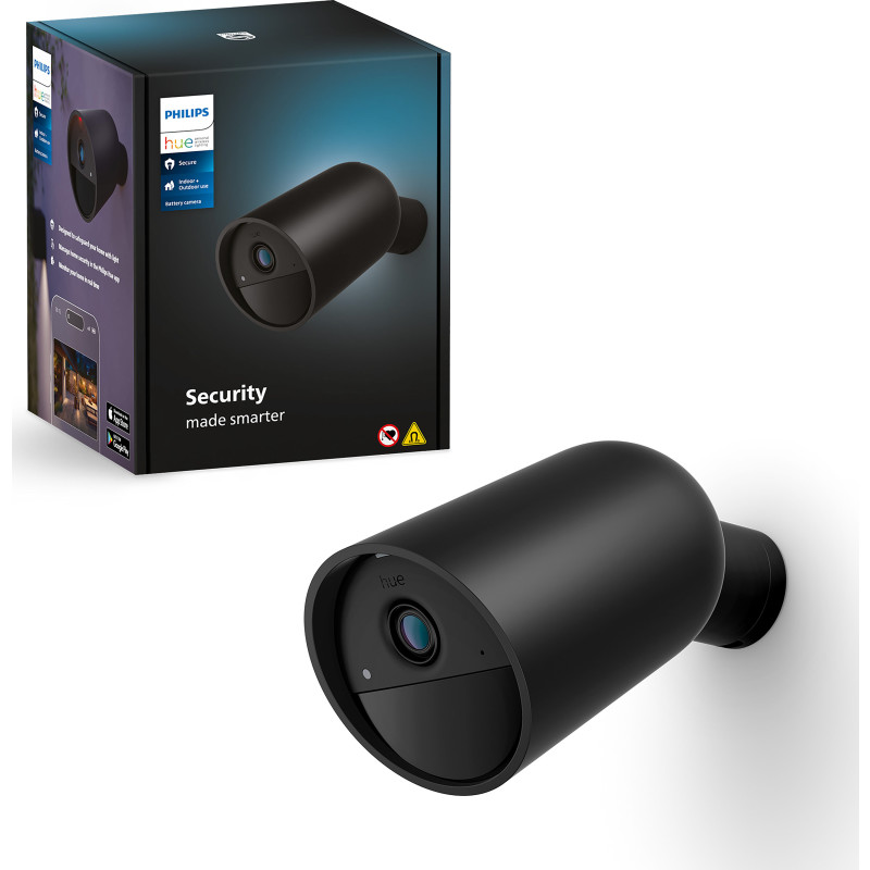 Philips Hue Secure övervakningskamera, svart