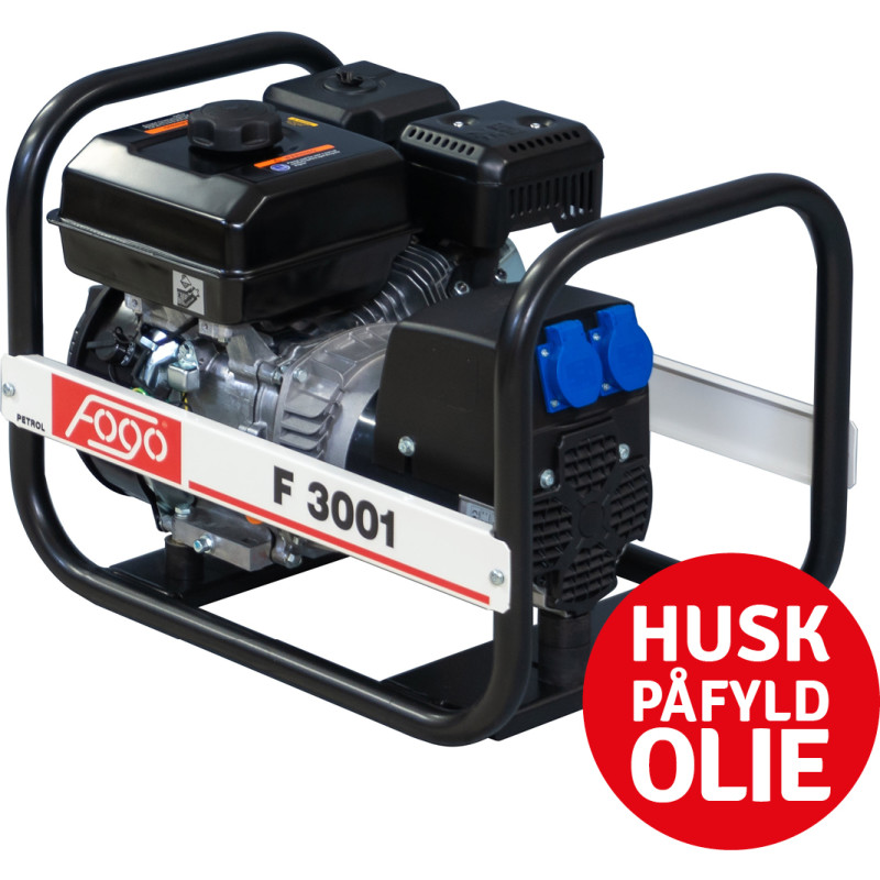 Fogo FH3001 benzingenerator - 3,0kw