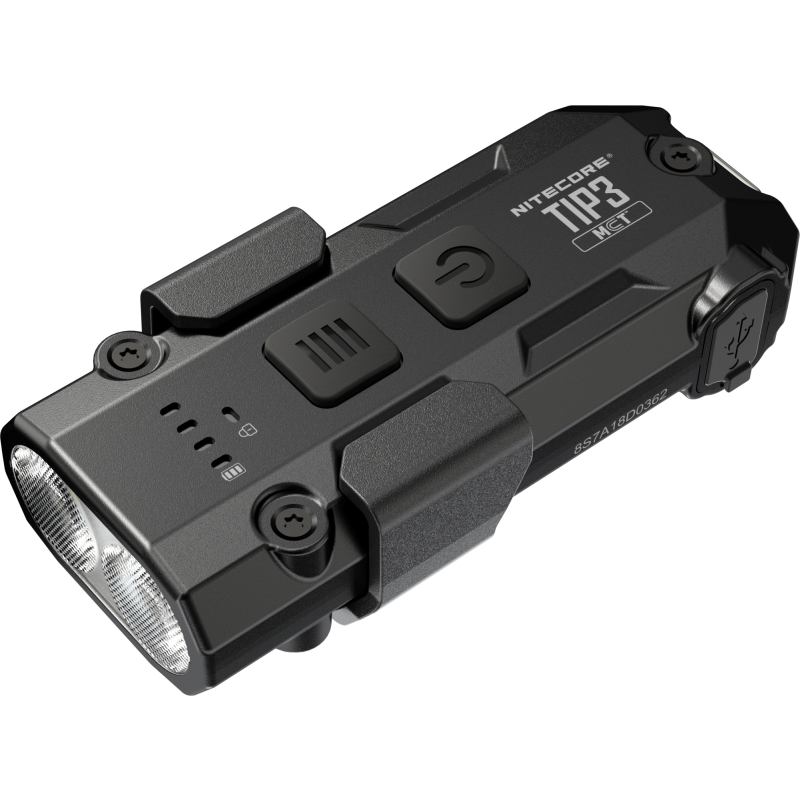 Nitecore Tip3 nøgleringslygte, 3000-6500K, sort
