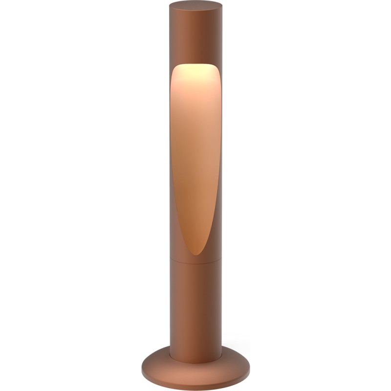Flindt Garden Bollard Corten Colour Short Spike W/O Adap W/Connector LED 3000K 6.5W Iii 215 Lm