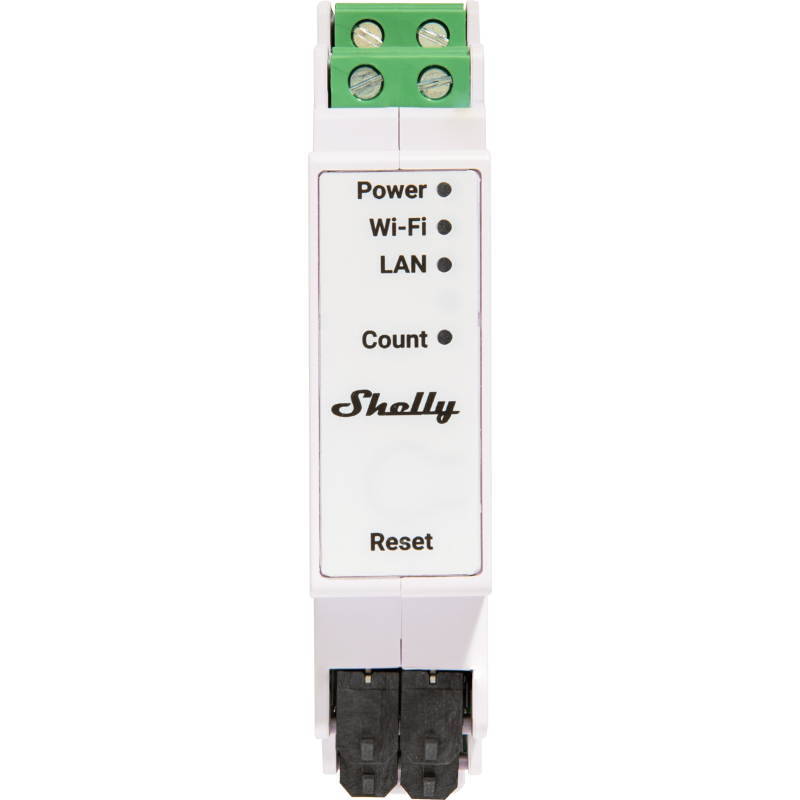 Shelly Pro energimåler 120A, 3-faset, wifi