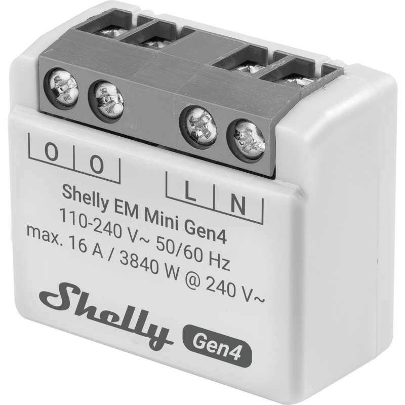 Shelly Gen4 effektmåler, wifi, uden relæ