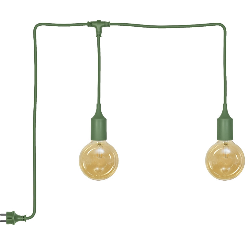 Osram Endura Decor udendørs genopladelig pendel, 6 meter, grøn