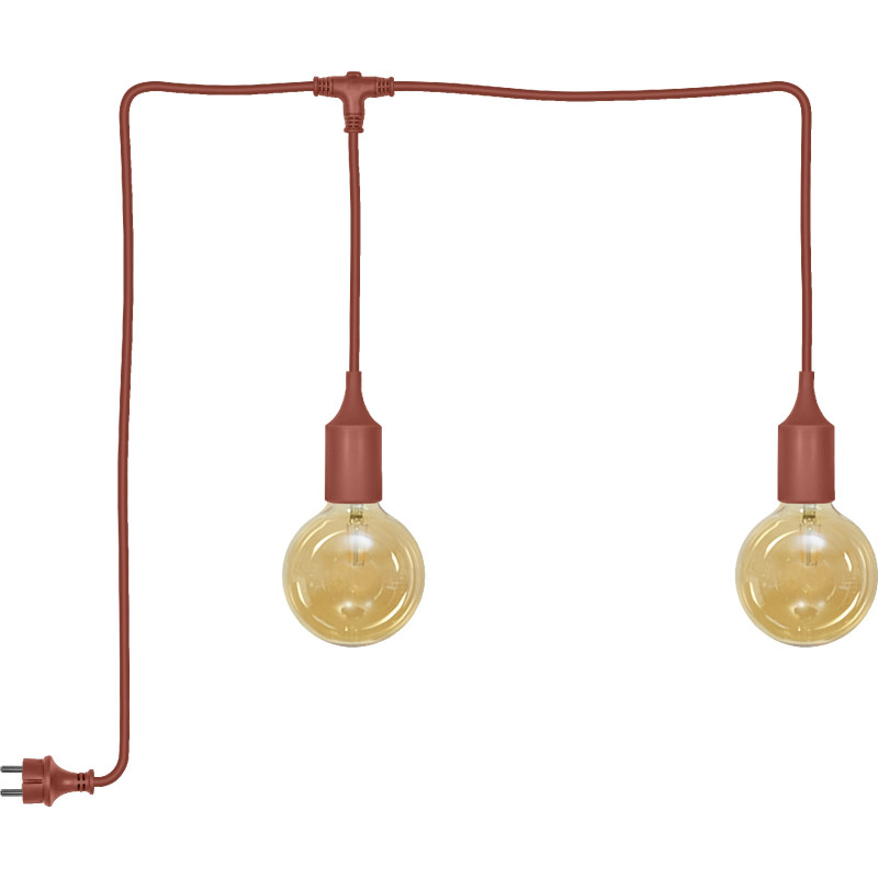 Osram Endura Decor udendørs genopladelig pendel, 6 meter, brun