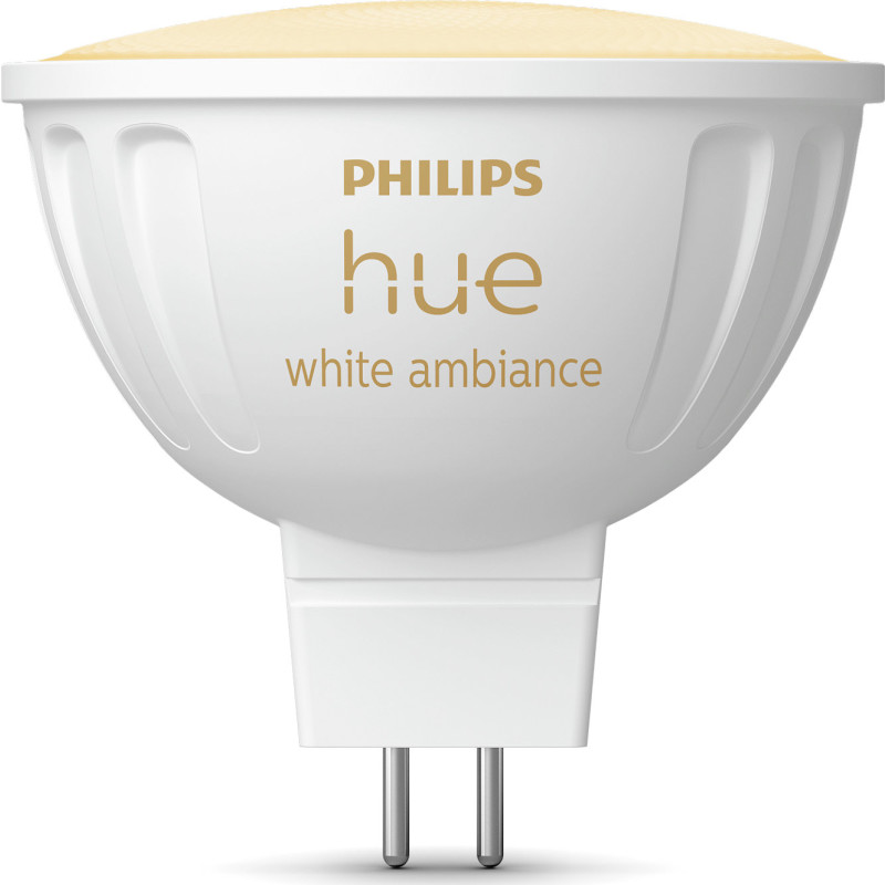 Philips Hue White Ambiance MR16 spotlampor, 5,1 W, 12 V