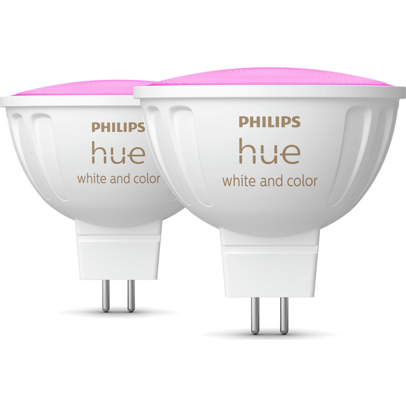 Philips Hue White Color Ambiance MR16 spotlampor, 5,1W, 12V