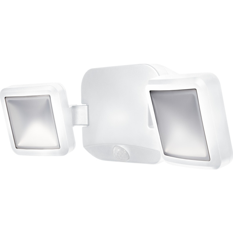 Osram batteri-drivet utomhusspotlight med sensor, 10 W. 4000 K, vit
