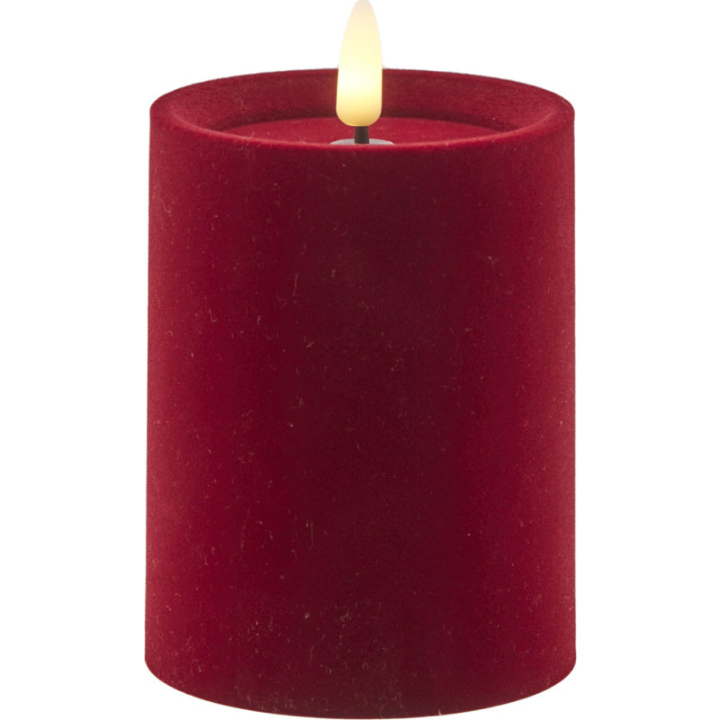 Sirius Sille velour LED bloklys, H10 cm