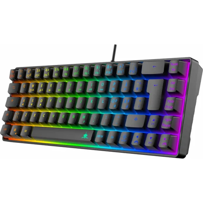 White Shark Ronin gaming tangentbord, svart