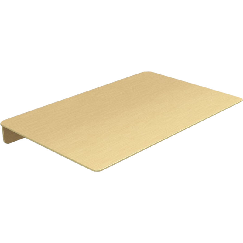 Aloop Y hylla, 39,5x25 cm, borstad guld