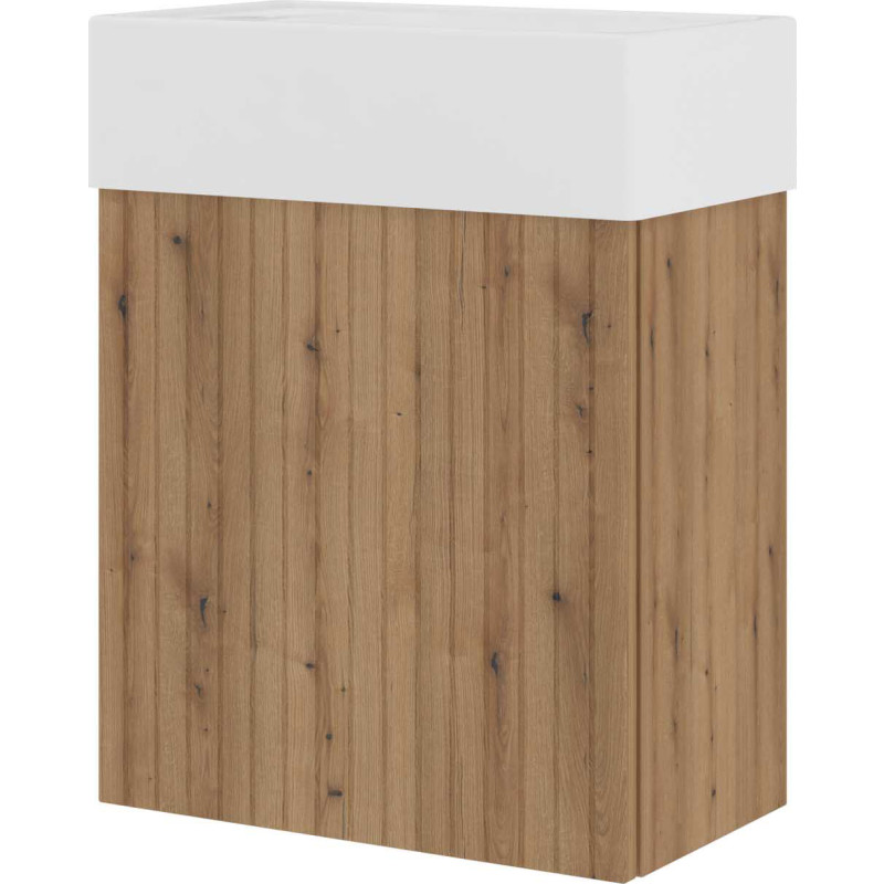 Sanibell Proline tvättställsunderskåp, 40x23 cm, urban ek