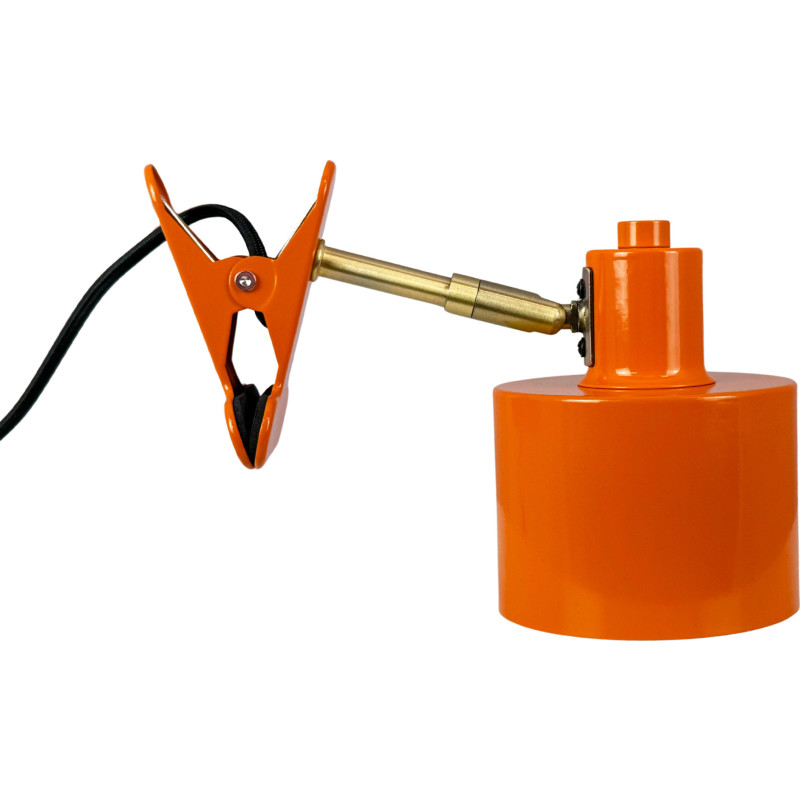 Ocean klemmelampe, orange, E14, metal - Dyberg Larsen - Soveværelse - Skandinavisk - Rund