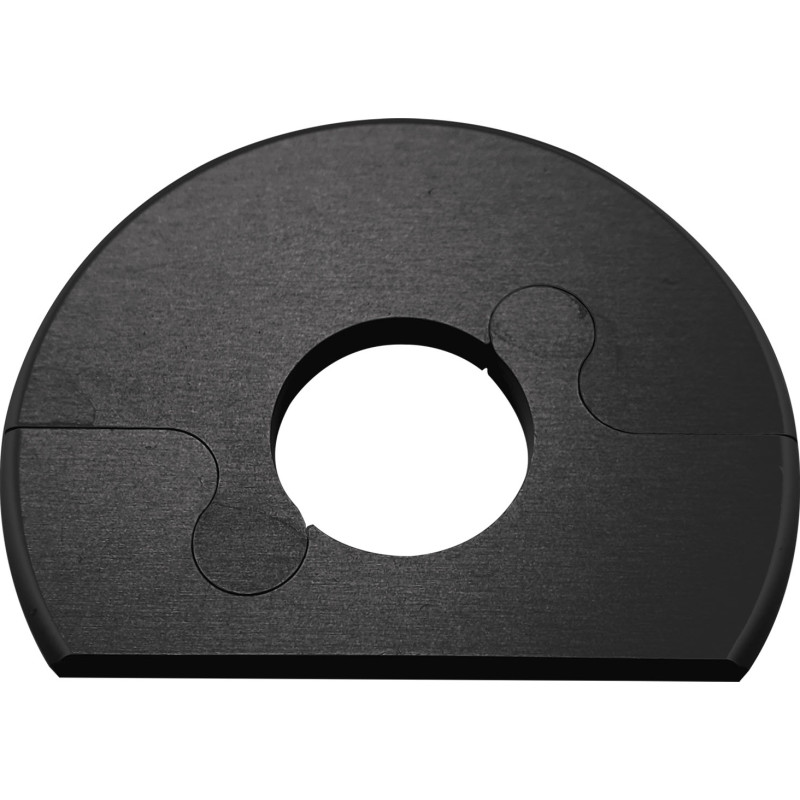 Alu Fit roset, 15 mm, børstet sort