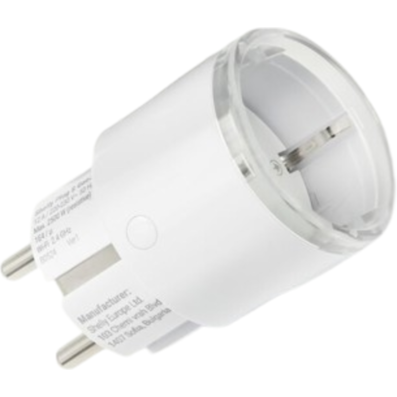 Shelly Gen3 smartplug, wifi, 12A, hvid