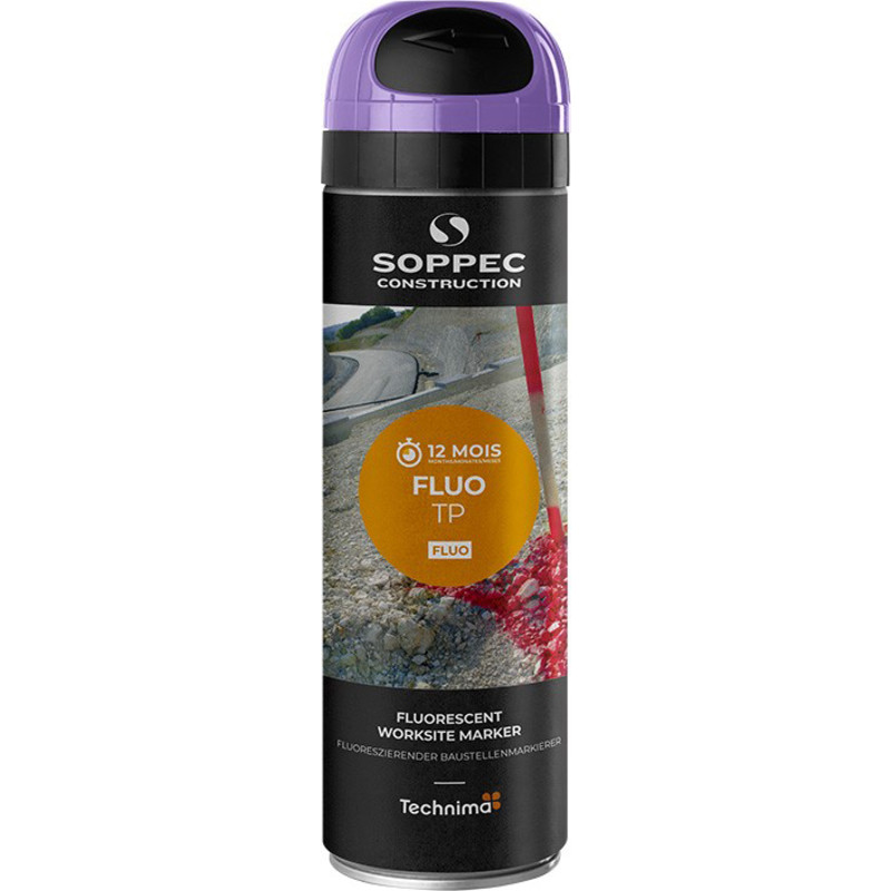 Soppec mærkespray 500 ml, fluorescerende violet