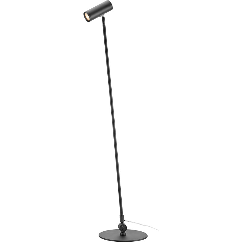 Arlo LED-gulvlampe, sort, jern, højde 132 cm, dæmpbar - Markslöjd - Stue - Moderne - Metal - Med én lyskilde
