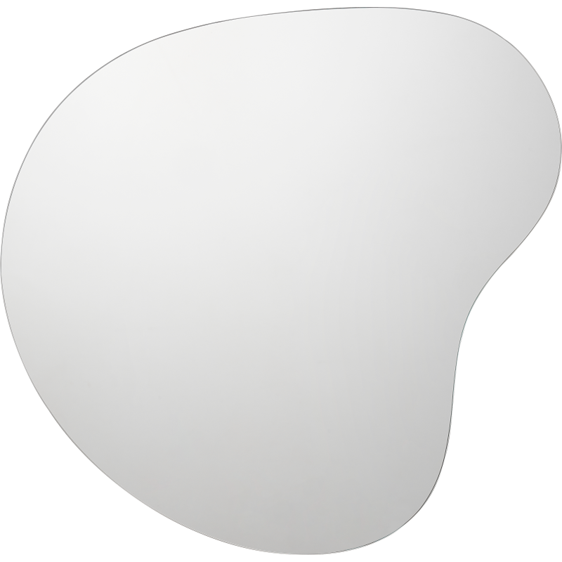 Loevschall Nibe spegel med belysning, 52x55 cm