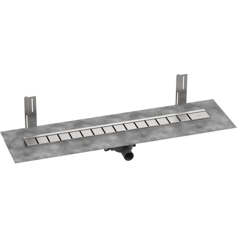 Hansgrohe RainDrain Go komplet gulvafløb, 1000 mm, Ø50 mm, rustfrit stål