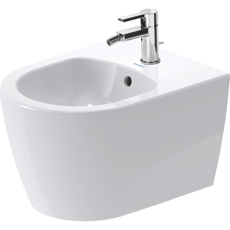 Duravit ME by Starck Compact bidet, væghængt, antibakteriel, hvid
