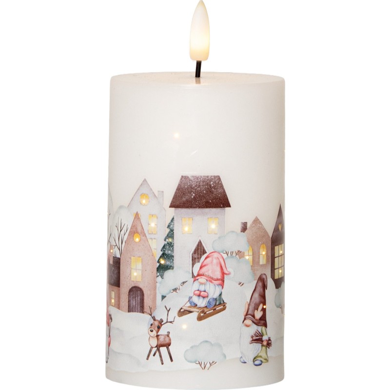 Star Trading Flamme Winterland bloklys, stor