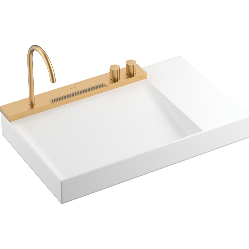 Hansgrohe Avalegra Aquaunit håndvask med armatur, 78x47,5 cm, børstet bronze