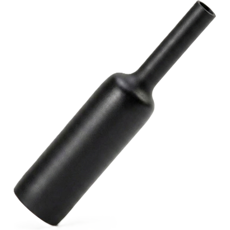 Krymperør mellemvægget 12-40 mm, sort, 1,2 meter