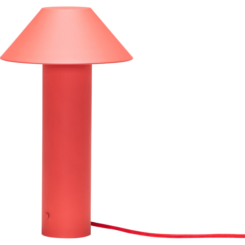 H&uuml;bsch Tower bordslampa, r&ouml;d