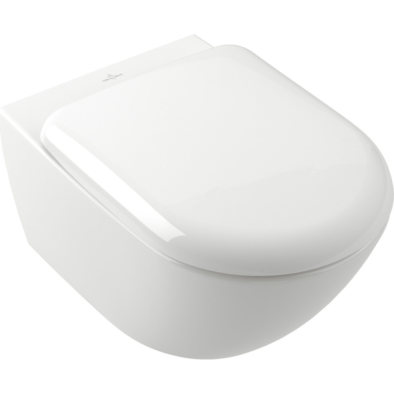 Villeroy & Boch Antao væghængt toilet, uden skyllekant, rengøringsvenlig, hvid
