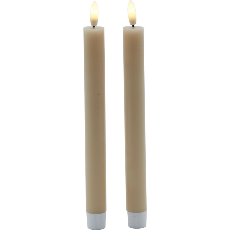 Sirius Sille LED kronelys, batteri, lysbrun