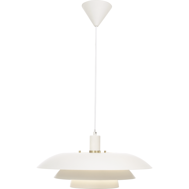 Aneta Lighting Epsilon pendellampa, vit