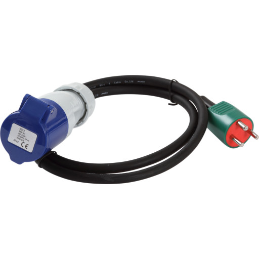 Adapter 230V DK til CEE hun 3P