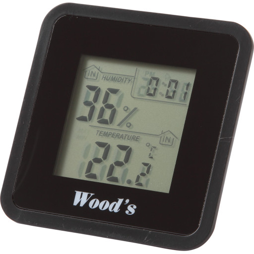 Woods Hygrometer og termometer