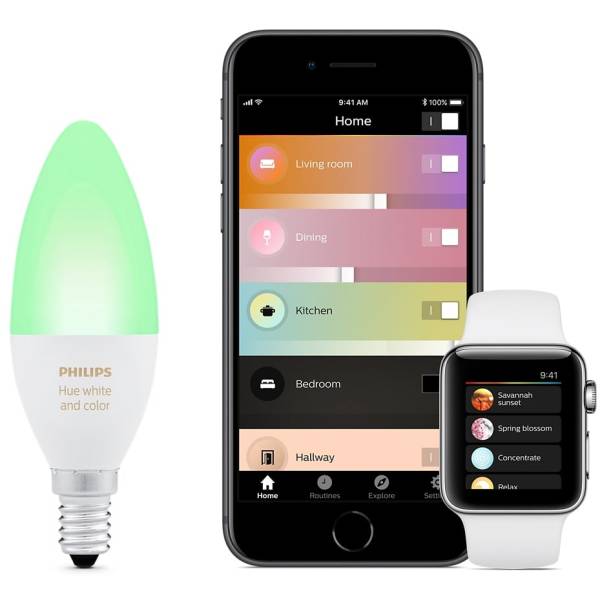 Philips Hue White & color ambiance 6,5W E14 | 929002294201 | LavprisEL