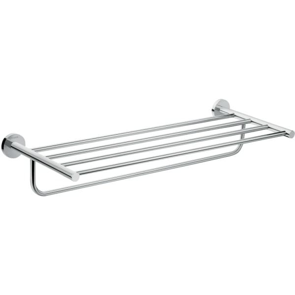 Hansgrohe Logis håndklædehylde med håndklædestang, krom | 41720000 ...