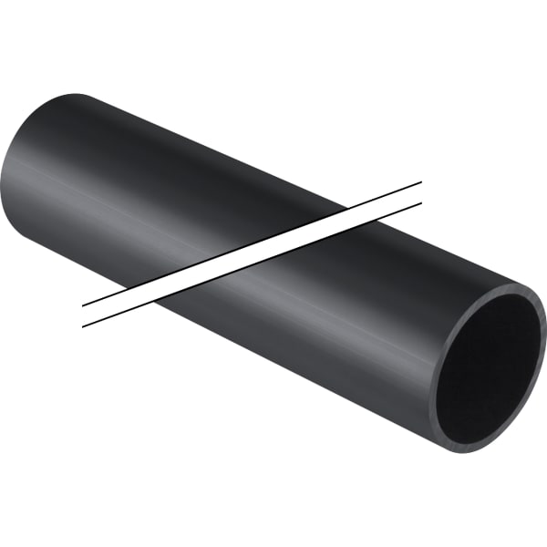 3 meter Geberit Silent rør, til spildevand, Ø110 mm, sort | 310.000.14 ...