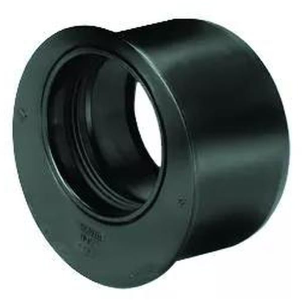 Wavin Wafix 110/50 mm PP reduksjon kort, sort | 2215389
