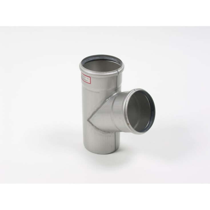 Ø 110 x 110 mm x 67,5° Grenrør rustfritt stål AISI304/EN1.4301 BLÜCHER