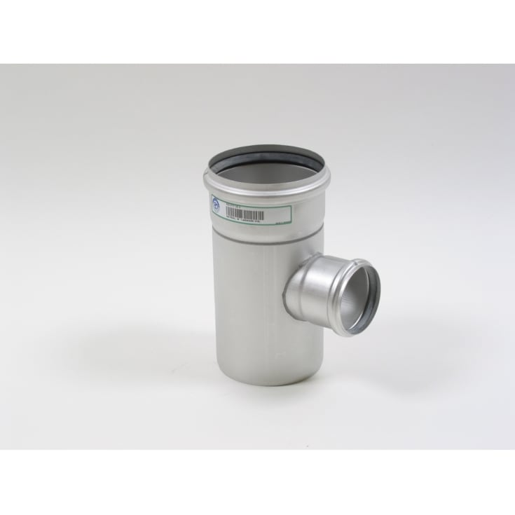 Ø 125 x 75 mm x 87,5° Grenrør rustfritt stål AISI304/EN1.4301 BLÜCHER