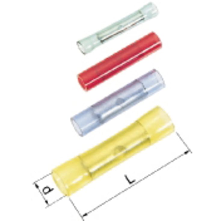 50 stk Isolert skjøtehylse gul 4-6 mm² A4652SK