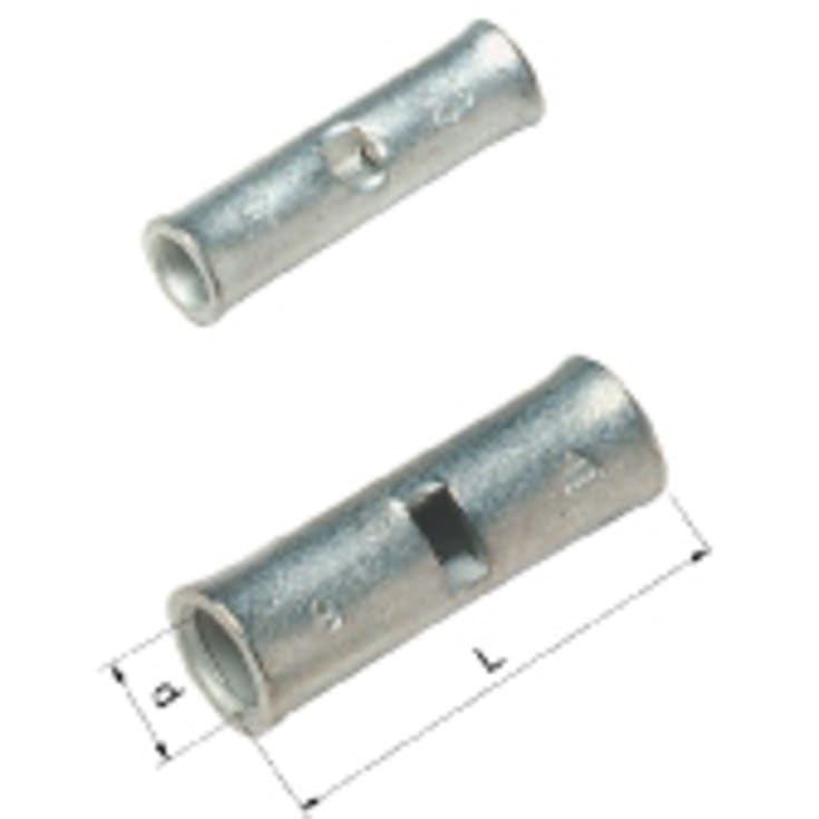 100 st Presshylsa CU KS 0,75 mm², klass 2 och 5