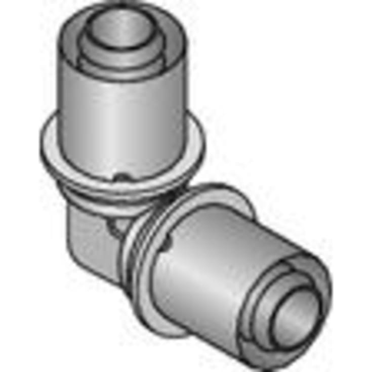 Uponor S-press Plus vinkel PPSU, 16-16 mm