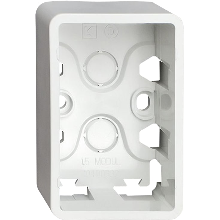 LK Fuga Baseline 50 underlag, 1,5 modul, hvid